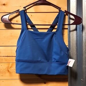 Free People Blue Sports Bra